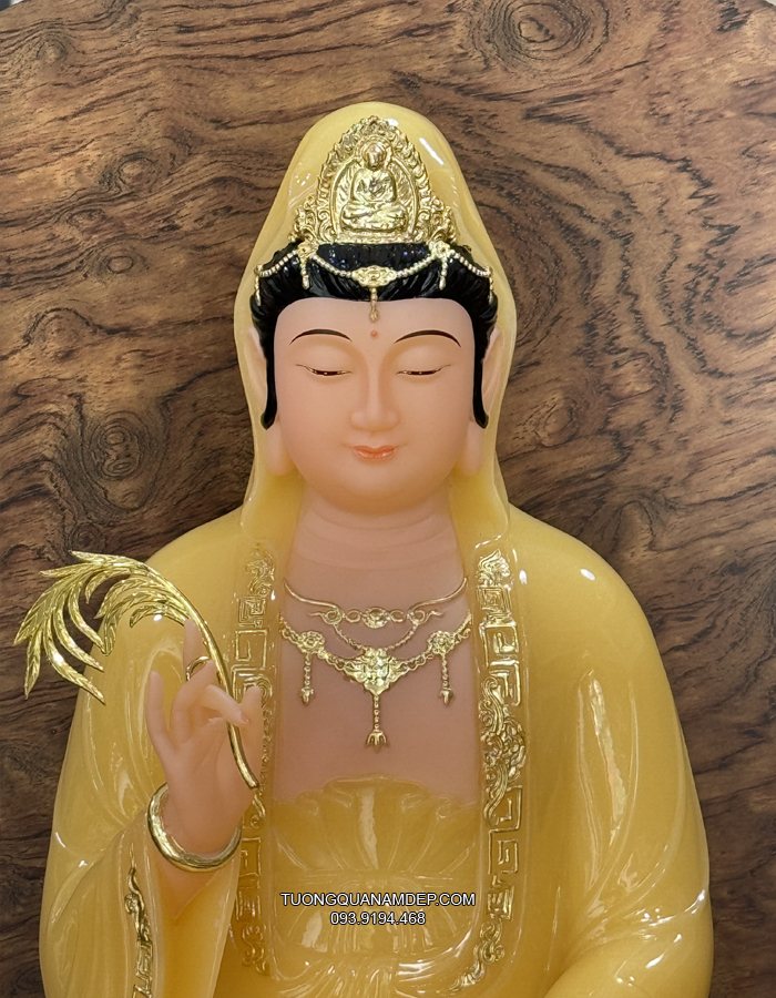 Tượng Quan Âm Thạch Anh QA-017